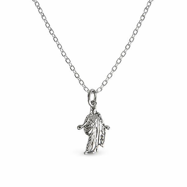 Christus Necklace - Silver 1.5mm