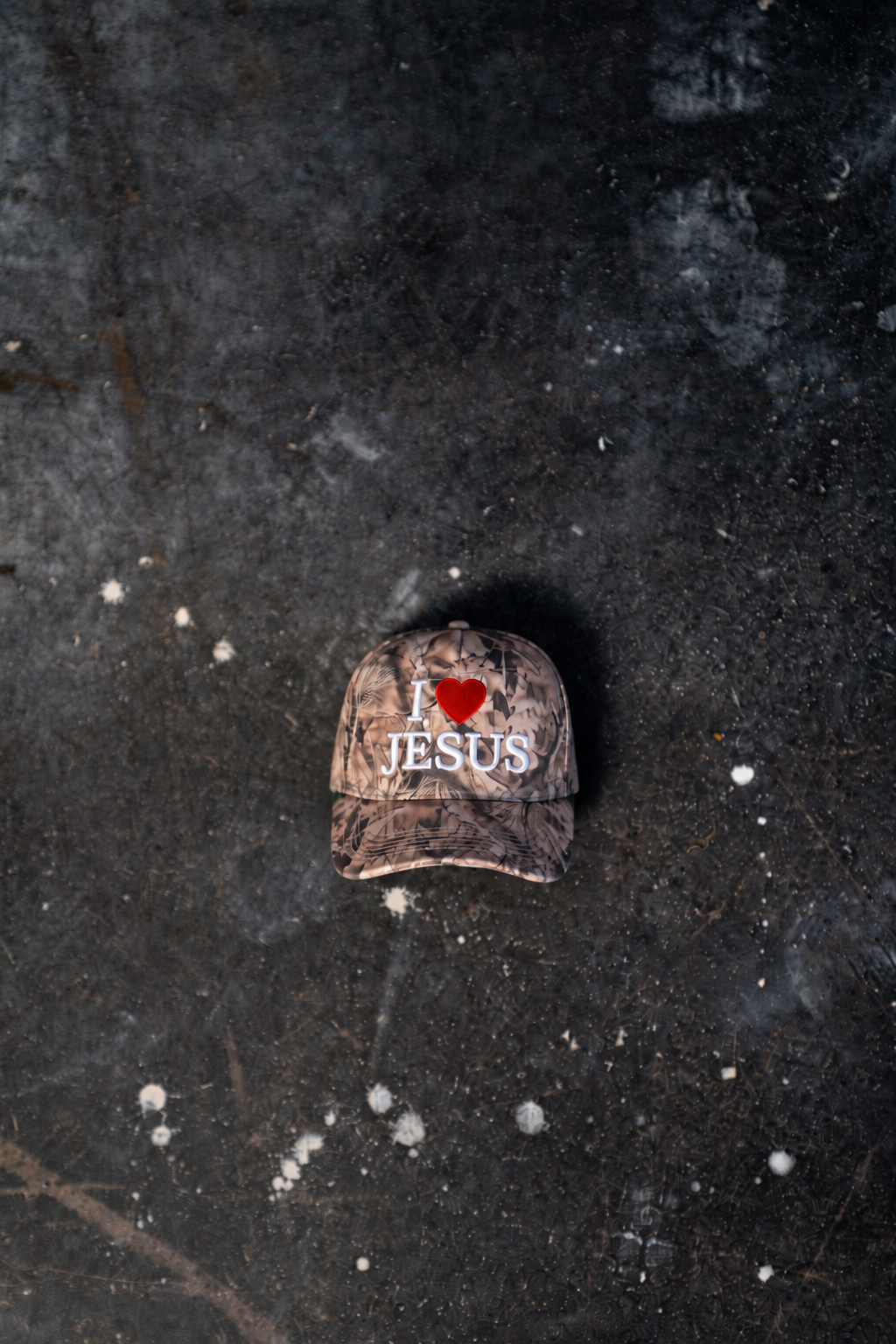 I LOVE JESUS Camo Hat