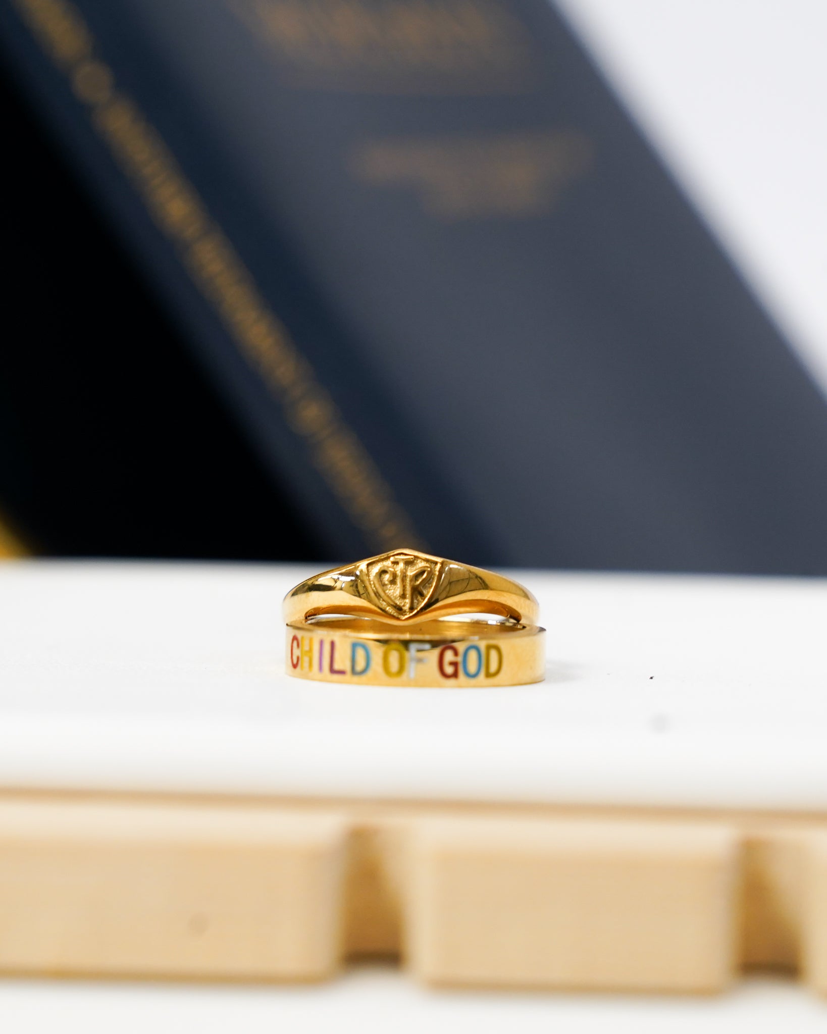 Gold Child of God Ring