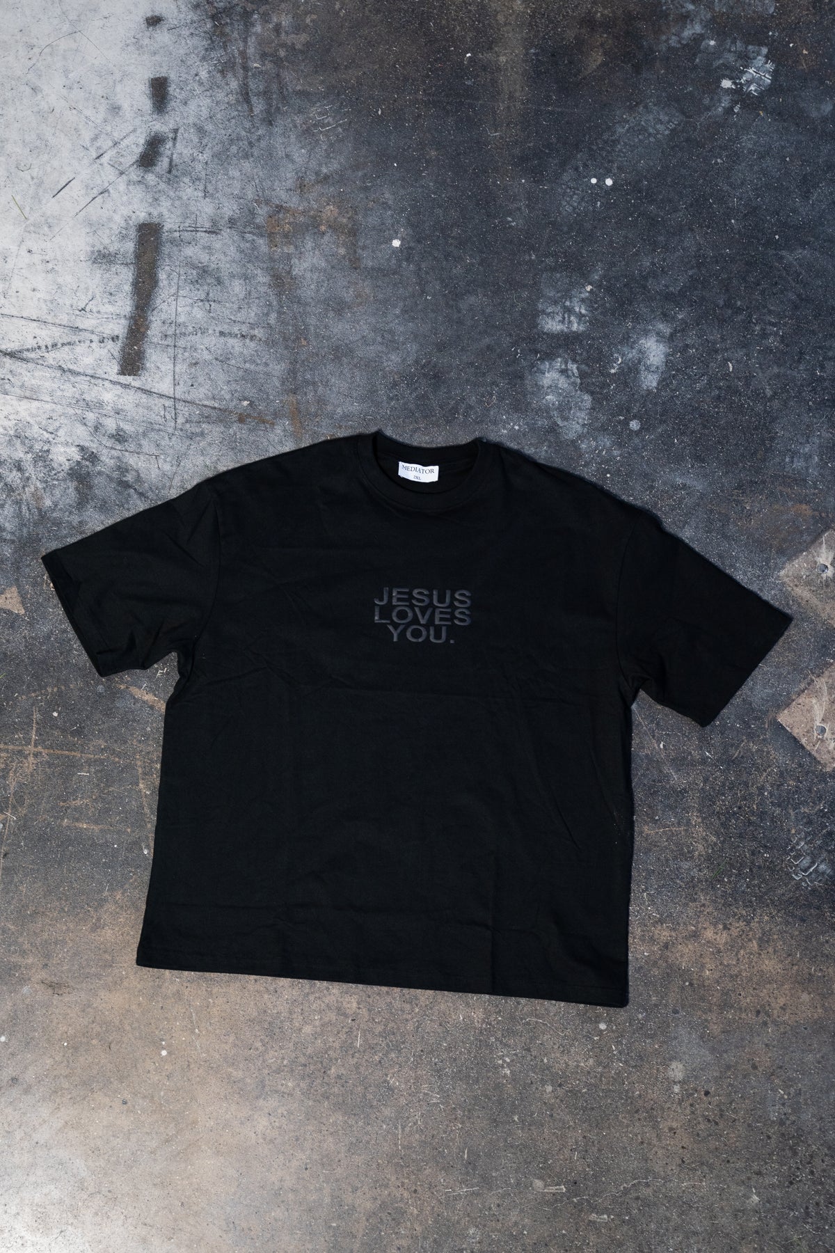 Jesus Loves You. Tee – Black
