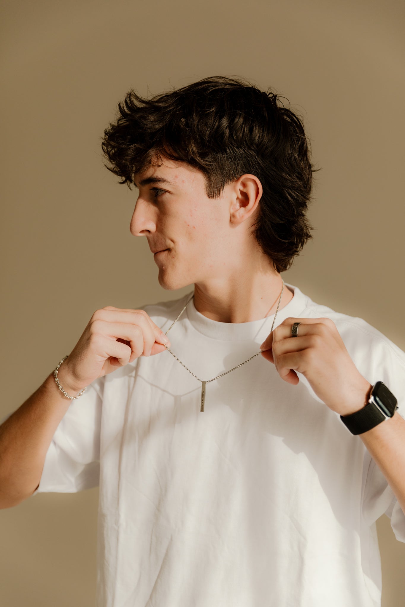 Iron Rod Necklace (Personalized)