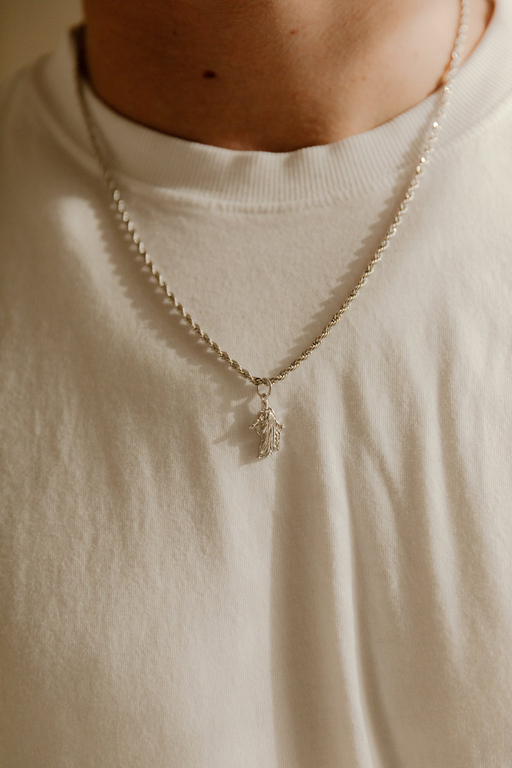 Christus Necklace  - Silver 3mm